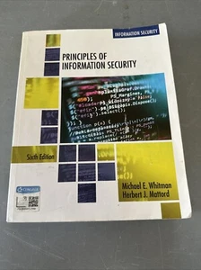 Management of Information Security 5th Edition by Michael E. Whitman (Author) - Imagen 1 de 3