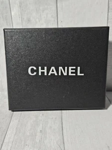 100% Authentic Chanel Black Gift Box Empty For Wallets 8937 11.3X7.5X2cm - Picture 1 of 7