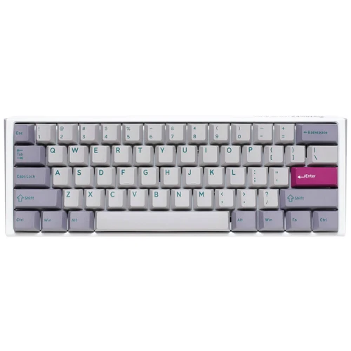 Ducky One 3 Mini Cherry Brown Switch Mechanical Mist Grey Keyboard - Image 1 of 1