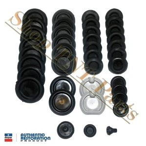 1970 Barracuda Cuda Plymouth Body Plug Kit Mopar Lic'd Rubber Plug Grommets - Picture 1 of 2