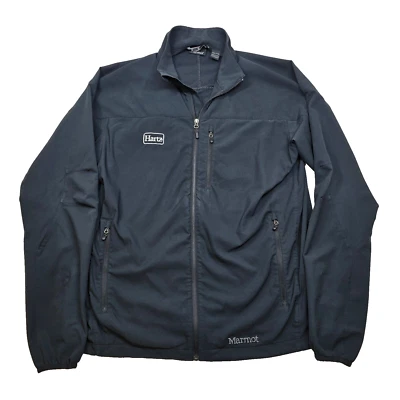 Marmot Tempo M3 Softshell Jacket Mens 2XL Black Water Repellent Windbreaker Logo - Image 1 of 4