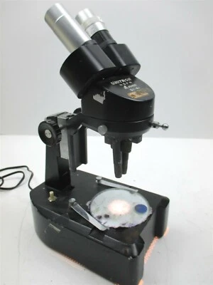 Microscopio Vintage UNITRON MSFN 49458 2X-4X Binocular Japón Foto 1 de 4