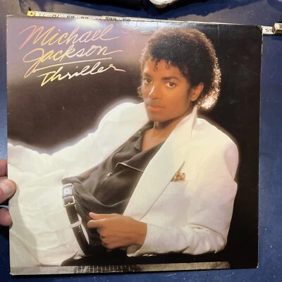 Thriller by Michael Jackson 1982 LP QE-38112 - Billie Jean, Best It+  VG - Image 1 of 4