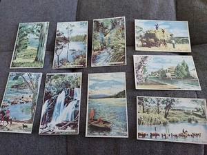 Australia Series Lot Of 9 Vintage Australian Country Scenary Postcards - Bild 1 von 3