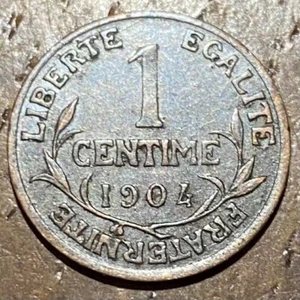 TRÈS BELLE PIECE DE 1 CENTIME DUPUIS 1904 (951) - Imagen 1 de 2