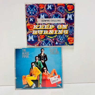 2 x CD Maxi Single - Edwyn Collins - Keep on Burning / The Magic Piper   #5070 - Bild 1 von 4