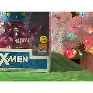 Pop! Deluxe X-Men Nightcrawler Glow in the Dark BAMF PX Previews Exclusive - Picture 1 of 10