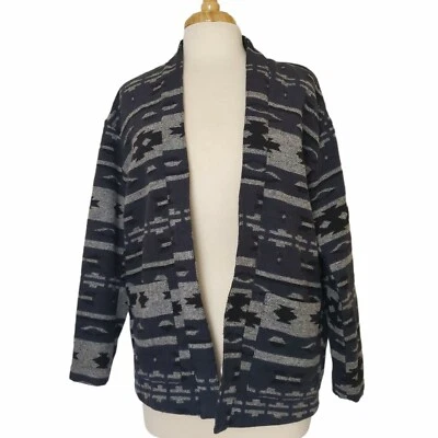 Cárdigan Forever 21 Estampado Azteca Suroeste Frente Abierto Suéter Talla M  Foto 1 de 4