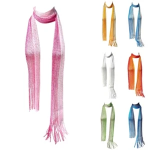 Knit Scarf for Women Long Skinny Belt Necktie Neck Scarf Girls Photo Props - Picture 1 of 14