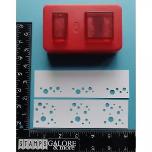 CREATIVE MEMORIES PAPER CRAFT PUNCHES DOUBLE SIDED BUBBLE MAKER BORDER #A16 - Picture 1 of 3