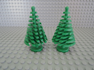 Lego 2 x Baum Tanne Fichte Kiefer 3471 grün groß 4 x 4 x 6 2/3