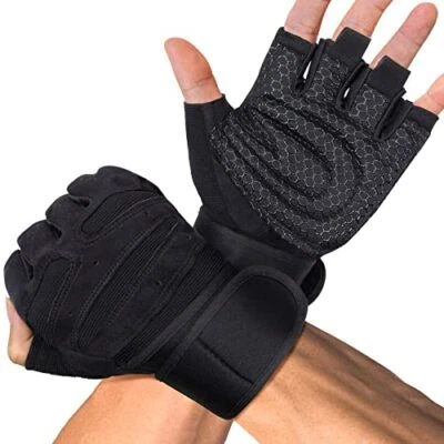 MELLIEX Fitness Handschuhe Kraftsport Trainingshandschuhe Herren Damen rutschfest S...