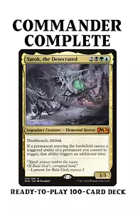Yarok, the Desecrated Enters the Battlefield Trigger Magic MTG CusCommander Deck - Foto 1 di 5