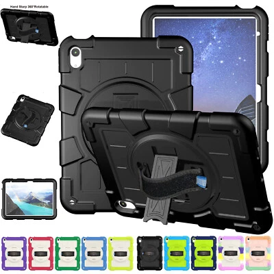 For iPad 9th 7th 8th Pro11 2024 Mini 6/7 Case Crossbody Strap Rotate Stand Cover - Image 1 of 4
