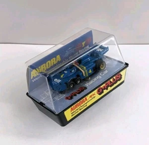 Rare Vintage Aurora A/FX G + Plus Tyrell Elf Six Wheeler #4 Slot Car Blue 1738 - Picture 1 of 24