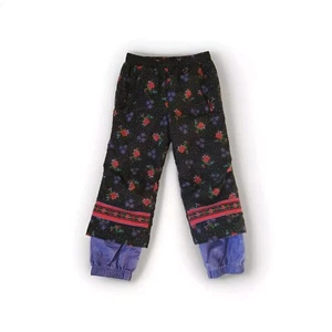 Obermeyer Girls Size 4 Snow Ski Pants Gum Drop 45505 I-Grow Purple Black Red  - Picture 1 of 15