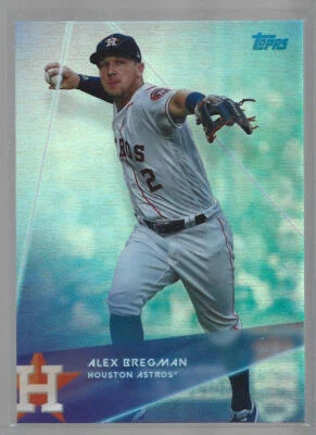 2020 Topps x Steve Aoki #5 Alex Bregman Rainbow Foilboard - Image 1 of 2