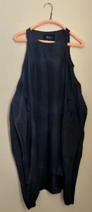 Biya Johnny Was 100% Seide Batik ärmellos Tunika Top Kleid Lagenlook Boho XS - Bild 1 von 4