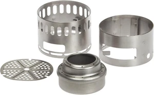 EVERNEW EBY255 Alcohol Stove Stand DX Set Titanium - Picture 1 of 5