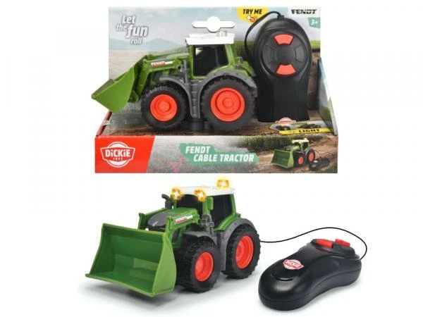 Dickie Spielfahrzeug Traktor Go Real / Farm Fendt Cable Tractor 203732000 - Bild 1 von 1