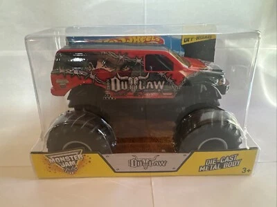 2014 Hot Wheels Monster Jam Iron Outlaw Diecast Monster Truck 1:24 Scale New - Image 1 of 4