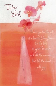 Religious VALENTINE'S DAY Card FOR DAUGHTER, Dear Lord by American Greetings +✉ - Picture 1 of 5
