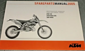 2005 KTM 250 SX 250/300 EXC 300 MXC Chassis Spare Parts Manual OEM - Picture 1 of 1