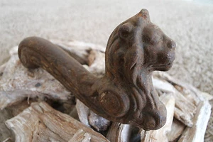  Antiker Türdrücker mit Löwenkopf Design, Unikat  - Bild 1 von 1