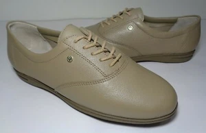 Easy Spirit Size 6 Extra Wide WW MOTION Beige Leather Oxford New Women's Shoes - Picture 1 of 12