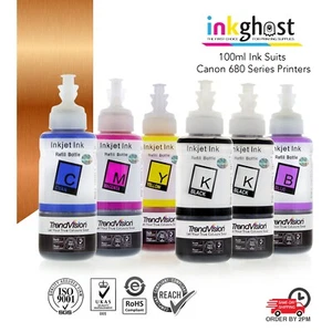 100ml Refill ink for Canon CLI-681 PGI-680 cartridge TS8160 TS8260 TS8360 TS9160 - Picture 1 of 12
