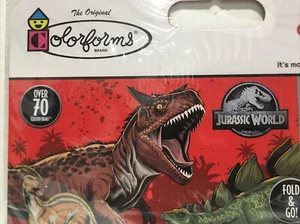2021 Colorforms Jurassic World Jumbo On-the-Go Adventure Age 3+ NEW - Picture 1 of 3