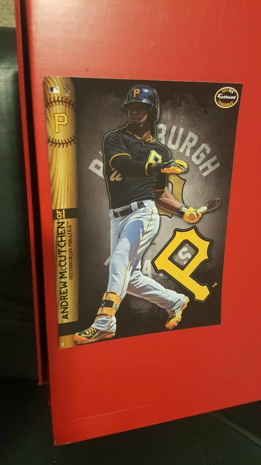 ANDREW McCUTCHEN FATHEAD TRADEABLES PITTSBURGH PIRATES LOGO MVP STICKER 2014 #2 - Image 1 of 1