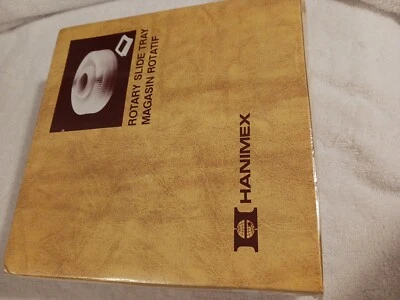 HANIMEX ROTARY SLIDE TRAY for CAROUSEL PROJECTOR HOLDS 100 2X2 SLIDES #093069 - Image 1 of 4