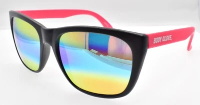 Очки солнцезащитные Body Glove черные и розовые / зеркальные поляризованные винтажные Япония • - Изображение 1 из 4
