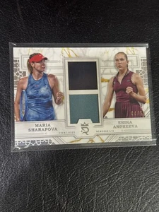 2024 Topps Royalty Tennis Maria Sharapova Erika Andreeva accoppiamenti prodigiosi /50 - Foto 1 di 2