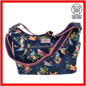 Cath Kidston Heywood Shoulder Cross Body Bag Spring Birds Floral Oilcloth CP61 - Picture 1 of 16