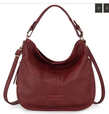 BOLSO BANDOLERA/HOBO MONTANA WEST ROJO NUEVO Foto 1 de 4