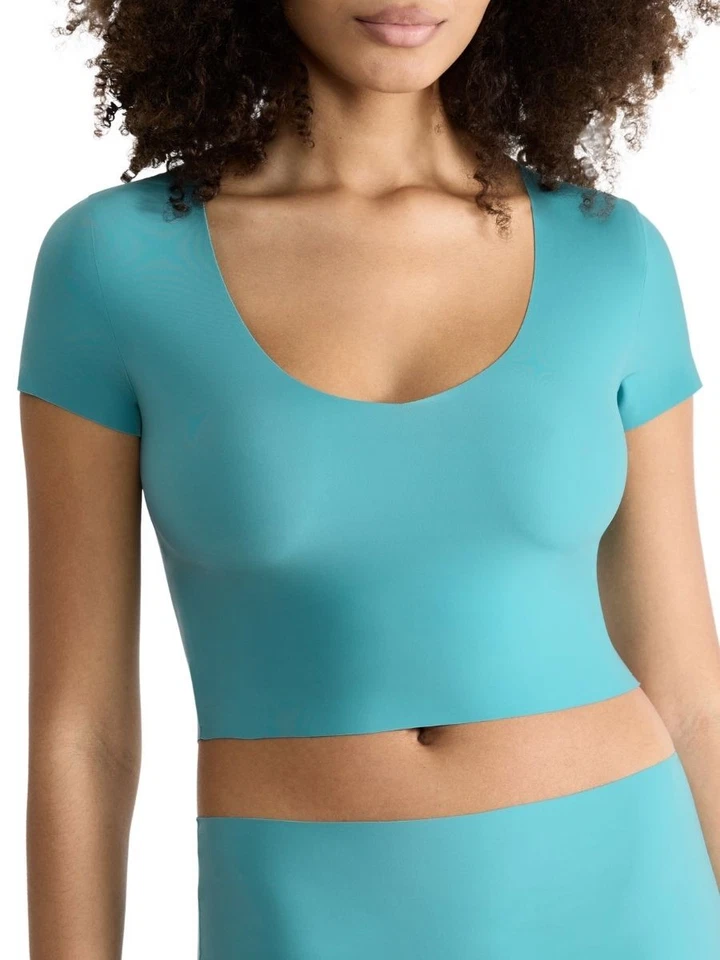 sloggi ZERO Feel Crop Top Short Sleeve T-Shirt Seamless Soft Tops - Image 1 of 1