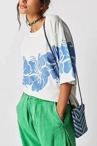 Camiseta Free People The Bureau Hibiscus Talla S - Imagen 1 de 9