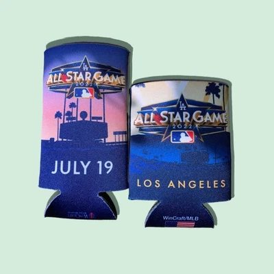 KOOZIE 2022 All Star Game Los Angeles Dodgers Lot of 2 Can Coolers Slim&Regular - Image 1 of 4