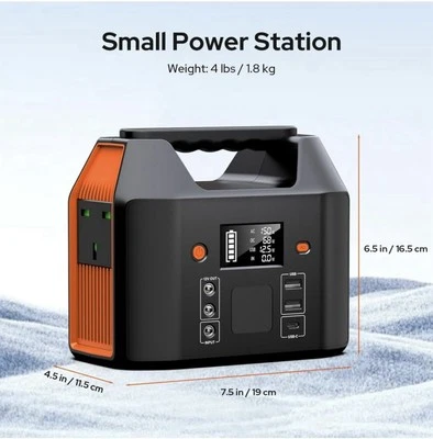 Portable Power Station,27000mAh/99Wh Solar Generator with 230V/150W AC Outlet - Image 1 of 4