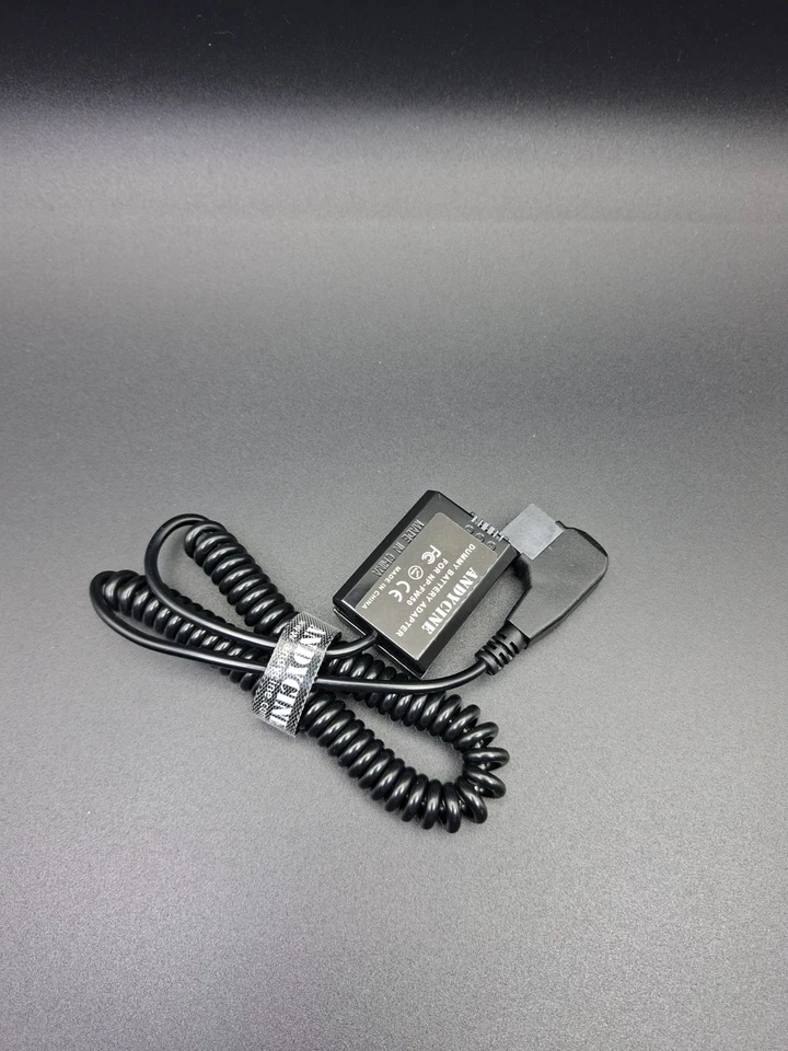 New D-Tap to NP-FW50 Dummy Battery Coupler Cable for Sony A7/A7s - Image 1 of 1
