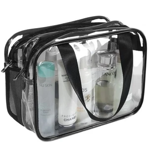 Clear Toiletry Bag for Women Men, Portable Large Travel Makeup Bag, Waterproo... - Picture 1 of 7