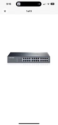 TP LINK 24-Port Gigabit Easy Smart Switch SG1024DE UPC 845973021245 - Compute... - Image 1 of 4