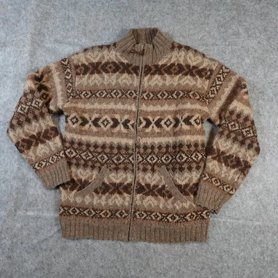 Ralph Lauren Sweater Womens Small Petite Nordic Wool Llama Hand Knit Western - Image 1 of 4