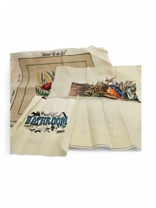 Stickerei Nähen teils komplett halb fertig Wolle siehe Foto  - Bild 1 von 6