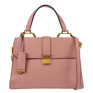 Bolso de Mano Miu Miu Rosa Madras 2 Vías 5BA108 208 XX07851 - Imagen 1 de 9
