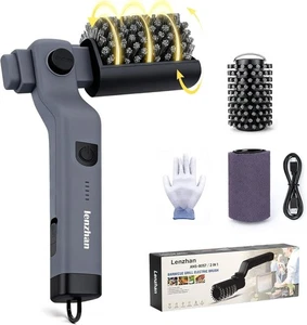 Cordless Electric Grill Brush with Adjustable Angle, 3-Speed Power Motor & Stain - Picture 1 of 3