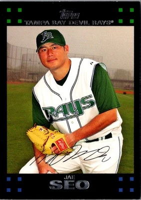 2007 Topps Jae Weong Seo #461 Tampa Bay Devil Rays Baseball Card - Image 1 of 2