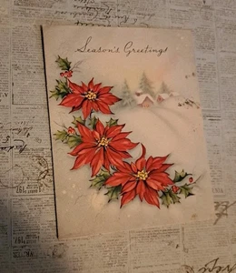 Weihnachtskarte Vintage gebraucht ohne Umschlag - Bild 1 von 4